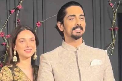 Aditi Rao Hydari And Siddharth Look Picture Perfect In Ethnic Ensembles At Sonakshi Sinha-Zaheer Iqbal's Wedding