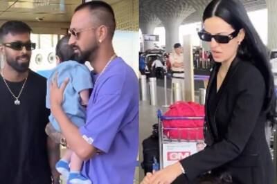 Hardik Pandya, Wife Natasa Stankovic and Fam Leave Mumbai Amid Valentine's Day Wedding Rumours