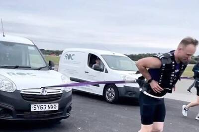 Brothers-In-Law Shatter Own World Record, Pull 1.5-Tonne Vans For 32 Miles