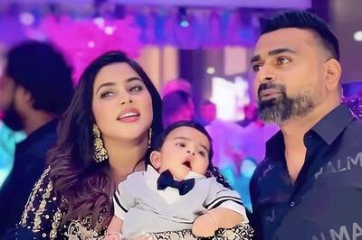 Dasara Actress Poorna Drops Adorable Pictures With Husband And Son