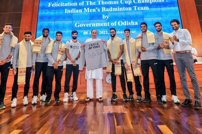 Odisha CM Naveen Patnaik Felicitates Thomas Cup Champions