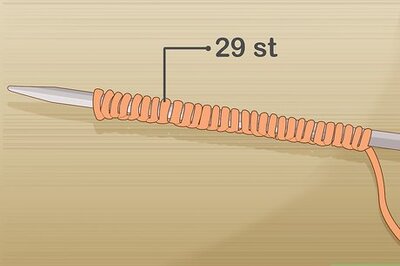 How to Knit a Coat Hanger Cover