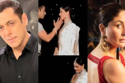 Salman Khan Hugs and Kisses Kareena Kapoor, Gets Romantic, Sings 'Tujhe Dekha To...' In Viral Video