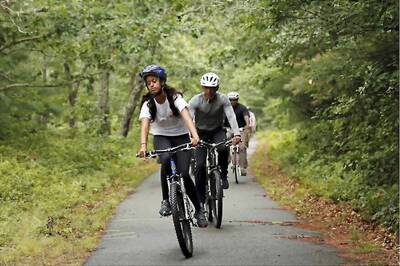 First Family Goes Hiking in National Park in Virginia