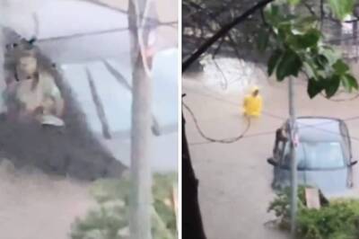 In Scary Video, Woman Gets Stuck Inside Car Amid Flood-Like Situation In Pune