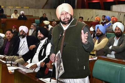 SAD 'Bartered Away' Constitutional Principles by Backing BJP in Delhi, Says Amarinder Singh