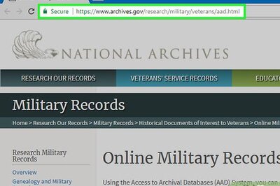 How to Search Military Records