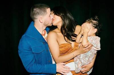 Priyanka Chopra Kisses Nick Jonas, Daughter Malti Closes Her Eyes In Aww-Dorable Photos; Check Here