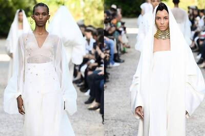 Maison Sara Chraibi Shows Geometric Patterns In Haute Couture Lineup In Paris