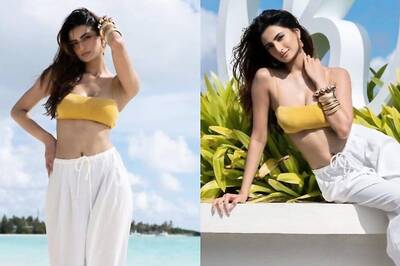 Palak Tiwari Looks Sizzling Hot In Yellow Crop Top; Check Her Gorgeous Maldives Pics Here