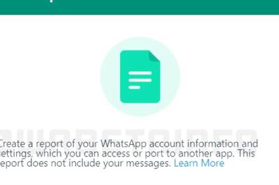 WhatsApp Web Users May Soon Be Able to Request 'Account Info'