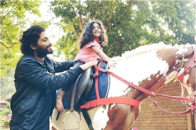 Here's How Allu Arjun Surprised His Daughter Arha on Her 4th Birthday