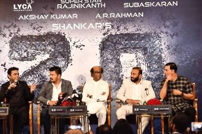 2.0 Press Meet: These Photos of Rajinikanth, Akshay Kumar, Amy Jackson And AR Rahman Show How They Took Dubai by Storm