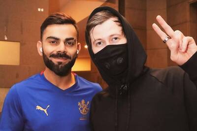 Alan Walker Meets With Virat Kohli At RCB Unbox