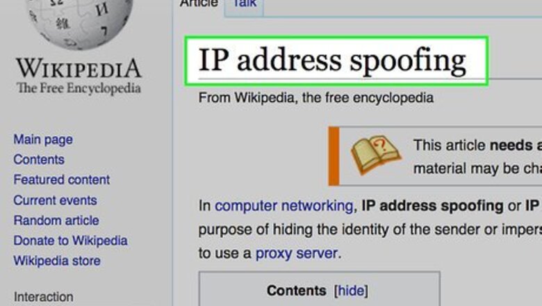 How to Prevent IP Spoofing