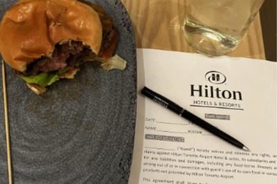 Canadian Hotel Makes Diner Sign Food Waiver Before Eating A Medium-cooked Burger