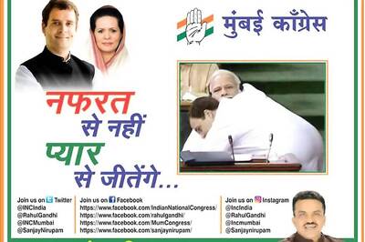 Why Congress Posters to Capitalise on Hug to PM Modi Has Rahul Worried