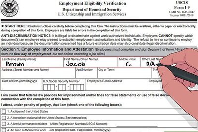 How to Complete an I9 Form
