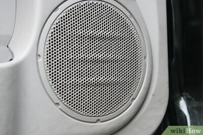 How to Fix a Hole in a Car Audio Speaker