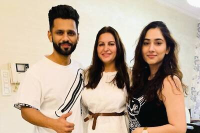 Rahul Vaidya and Disha Parmar Host Sonali Phogat for Dinner in Mumbai