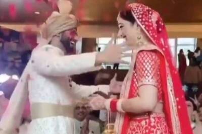 Rahul Vaidya, Disha Parmar Exchange Rings Ahead of Their Wedding Rituals, See Video