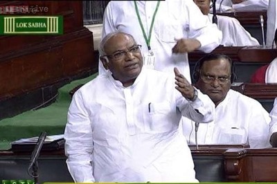 Is PM Modi god to give occasional darshan in Parliament: Kharge to Swaraj