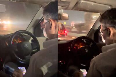 'Not Feeling Safe': Mumbai Man Films Uber Driver Watching Videos Behind the Wheel, Police Reacts