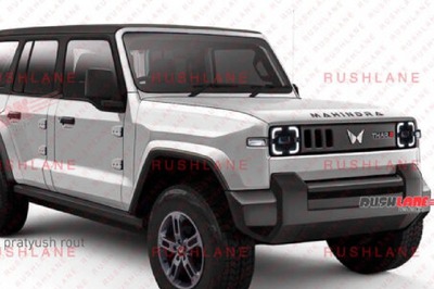 2025 Mahindra Thar Electric Render Images Leaked Online, Likely to Share Similiar Design