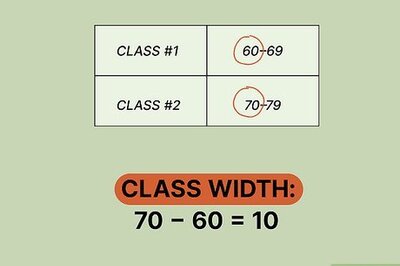Finding Class Width for a Frequency Distribution Table