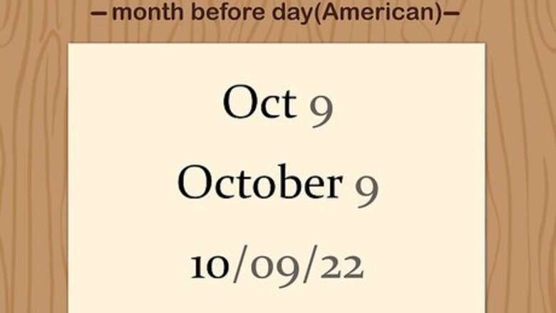 How to Write Dates