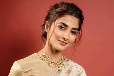 Pooja Hegde In An Ivory Palazzo Set Redefines Elegance
