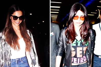 Priyanka Chopra and Deepika Padukone are Slaying it in Their Airport Outfits; See Pics