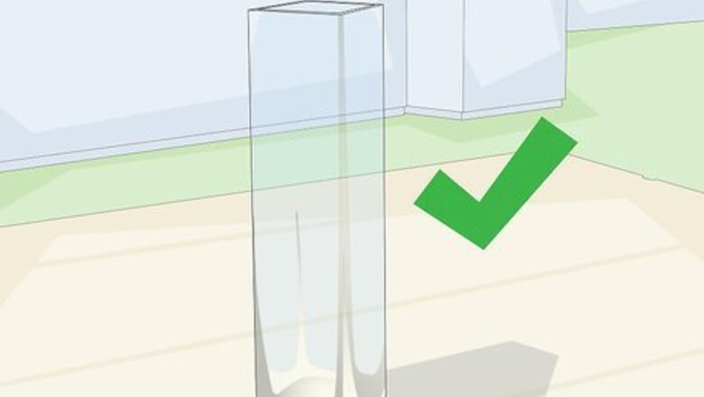 How to Make a Frosted Vase with a Rubber Band