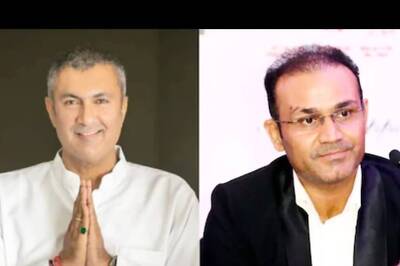 Haryana Elections: Virender Sehwag Bats For Congress’ Anirudh Chaudhry