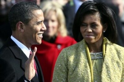 BARACK OBAMA TAKES OATH AS US PREZ