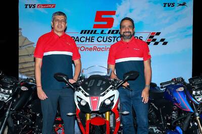 TVS Apache Series Touches Five Million Global Sales Milestone, Sold in 60+ Countries