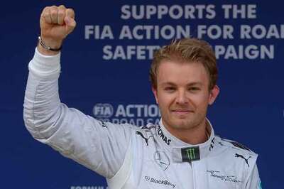 Nico Rosberg takes pole position; Hamilton 2nd