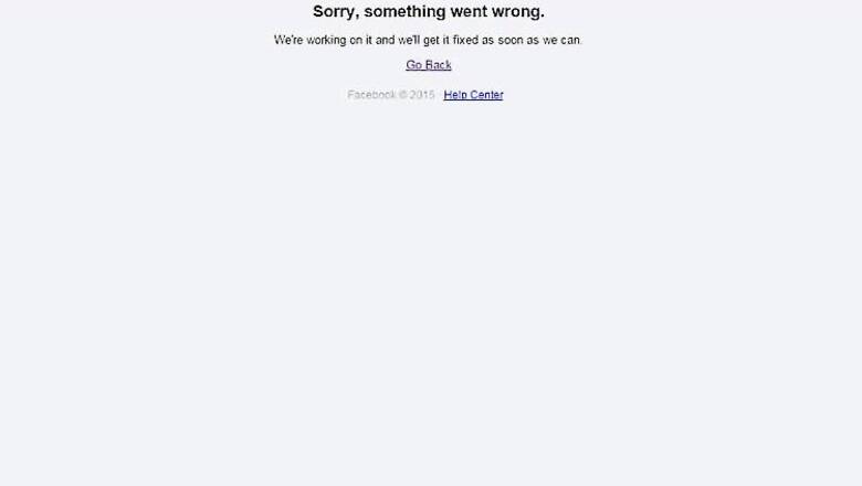 Facebook website, Android app go down for over 15 minutes