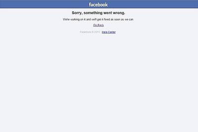 Facebook website, Android app go down for over 15 minutes