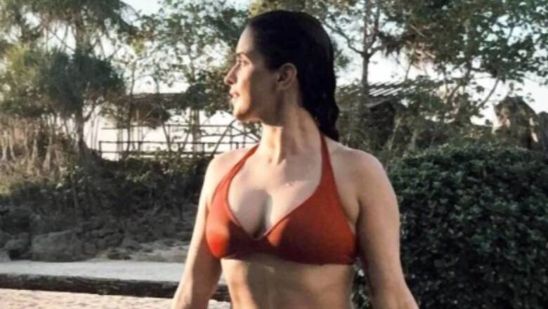 Sexy! Sanya Malhotra Slips Into A Bikini For A Sunset Dip In A Swimming Pool; Hot Photo Goes Viral