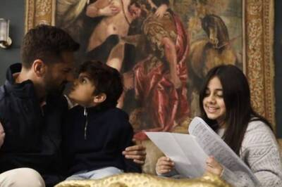 Fardeen Khan Shares Sweet Moments With Kids, Rehearses Lines With Daughter; Arjun Kapoor Reacts