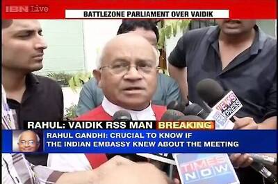 Live: I feel bad, have worked more with Congress than BJP, says Ved Vaidik