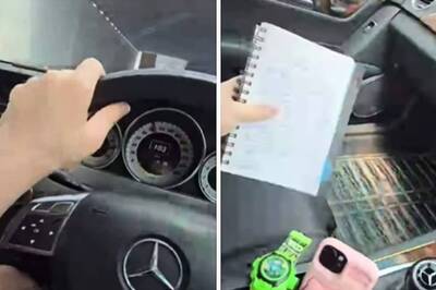 Content Creator Drives Mercedes At 103 Kmph: 'Have A 300-Word Essay Ready, No One Can Stop Me'