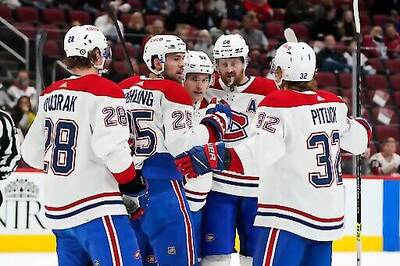 Coyotes Send Canadiens To 6th Straight Loss, 5-2