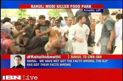 Centre hits back at Rahul Gandhi over food park in Amethi, shows a denial letter from UPA government