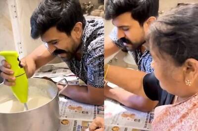 Telugu Star Ram Charan is Learning How to Make Butter with His Grandmother's Recipe