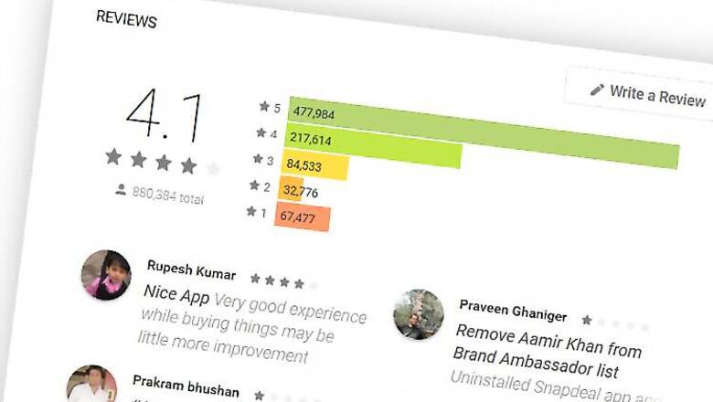 People protesting Aamir Khan's comments give Snapdeal app 1-star reviews on Google Play