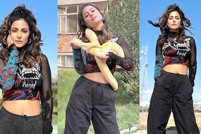 Hina Khan Exudes an Air of a Boss Lady With Snakes, Donnes a Stunning Outfit for Khatron Ke Khiladi