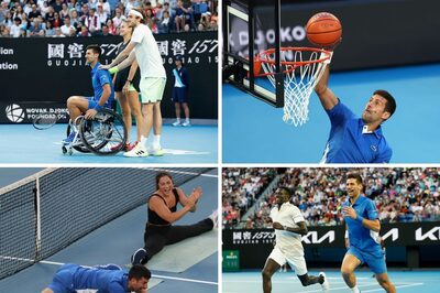 Watch: Novak Djokovic Plays Cricket as Steve Smith Stuns Tennis Superstar With Impressive Return