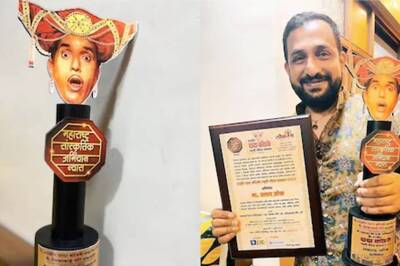 Prasad Oak Wins Dada Kondke Smriti Gaurav For His Portrayal of Anand Dighe in Dharmaveer